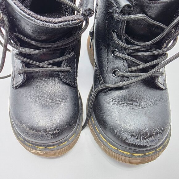 Dr. Martens Toddlers Size 5 Black Boots Walking Casual Outdoors Going Out - Picture 10 of 13